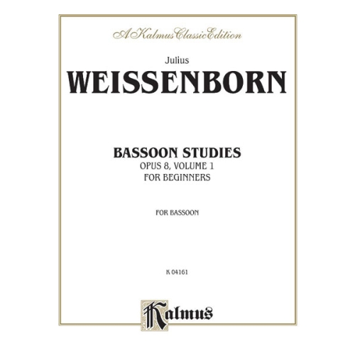 Bassoon Studies for Beginners, Opus 8
