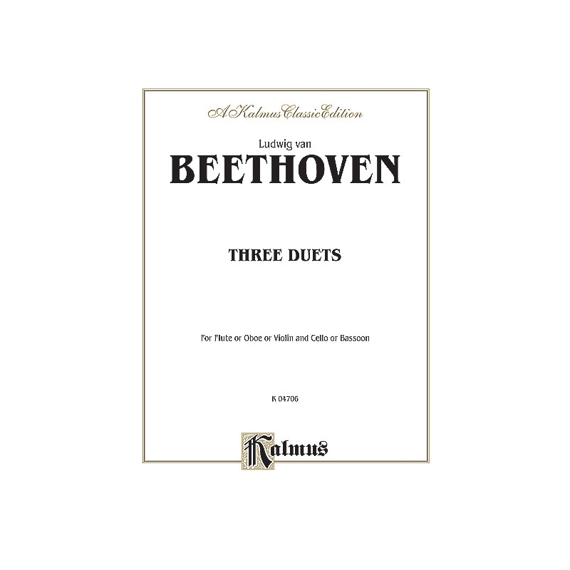 Beethoven, Ludwig - Three Duets