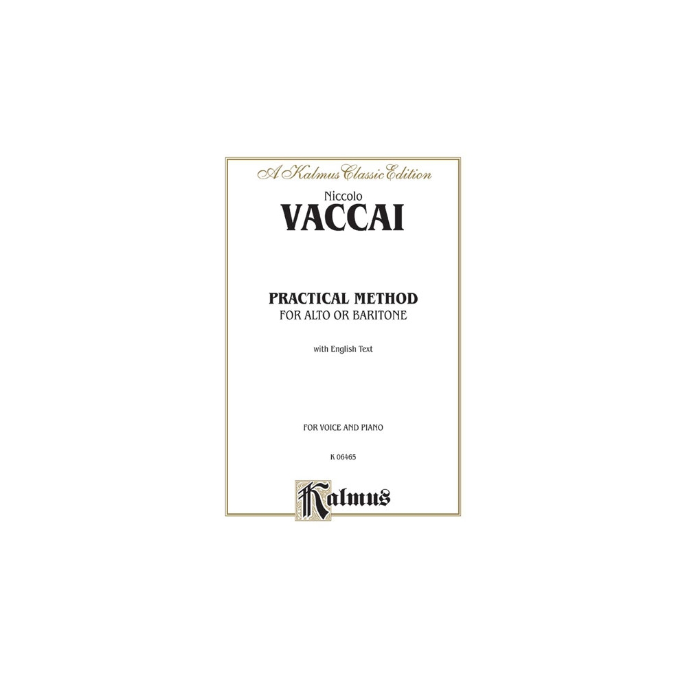 Vaccai, Nicola - Practical Italian Vocal Method (Marzials)