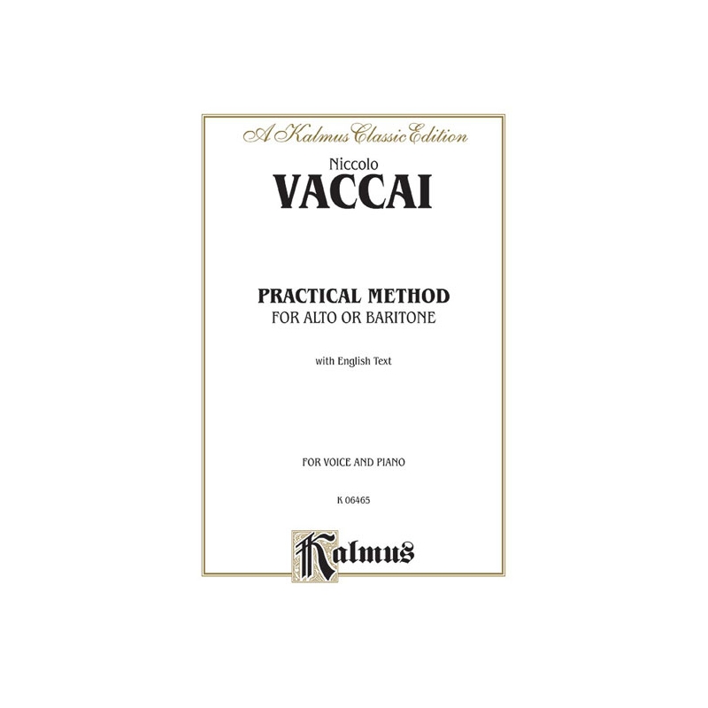 Vaccai, Nicola - Practical Italian Vocal Method (Marzials)