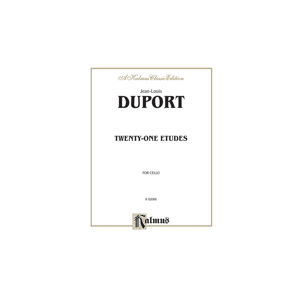 Duport, Jean-Louis - Twenty-one Etudes