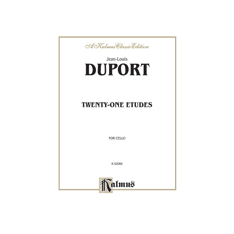 Duport, Jean-Louis - Twenty-one Etudes