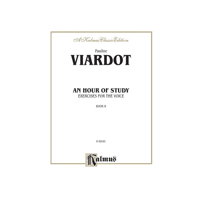 Viardot, Pauline - An Hour of Study, Volume II