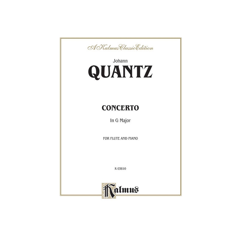 Quantz, Johann Joachim - Flute Concerto in G Major (Orch.)