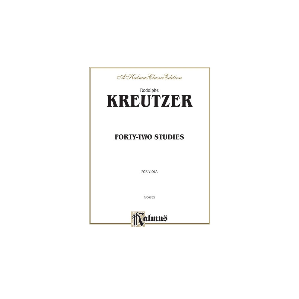 Kreutzer, Rudolf - Forty-two Studies