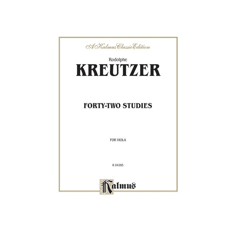 Kreutzer, Rudolf - Forty-two Studies