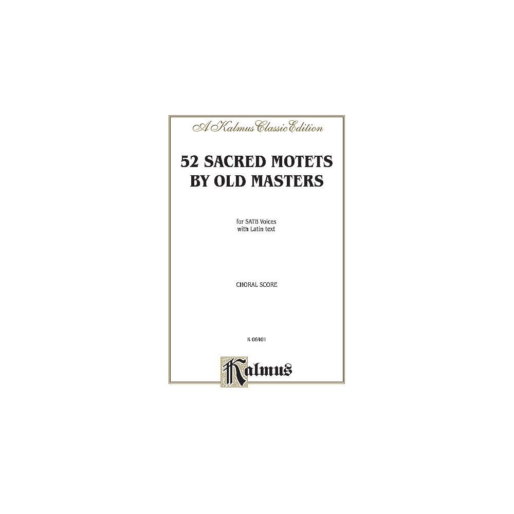52 Sacred Motets by Old Masters
