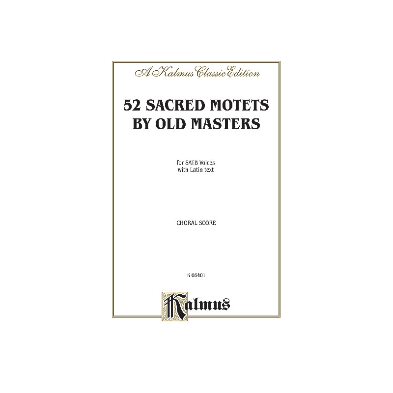52 Sacred Motets by Old Masters