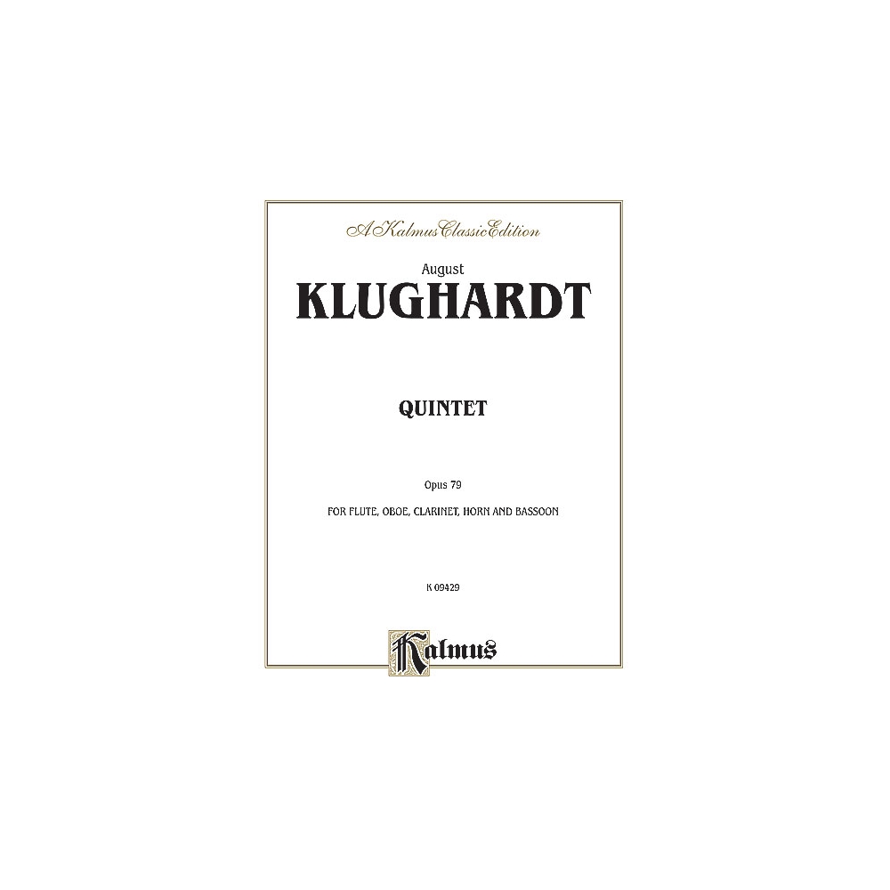 Klughardt, August - Quintet, Op. 79