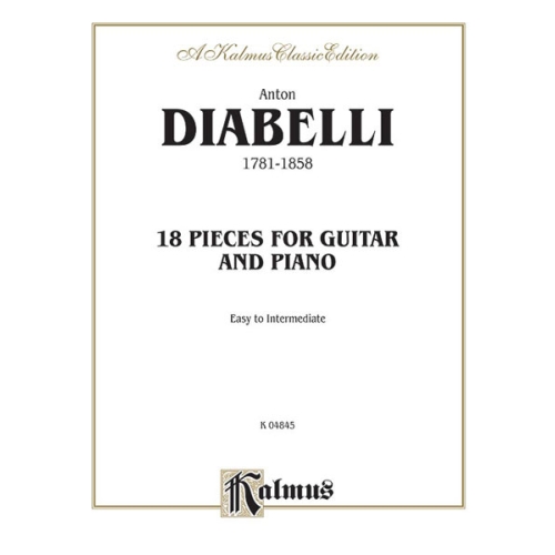 18 Pieces for Guitar and Piano (Easy to Intermediate)