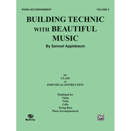 Applebaum, Samuel - Building Technic With Beautiful Music, Book II