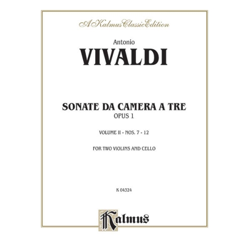 Vivaldi, Antonio - Sonatas de Camera a Tre, Op. 1 (Vol. II, Nos 7-12)