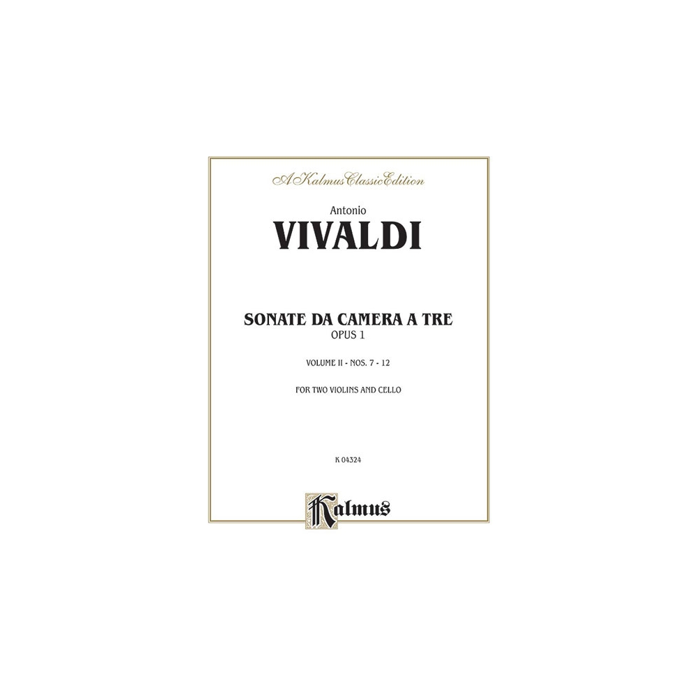 Vivaldi, Antonio - Sonatas de Camera a Tre, Op. 1 (Vol. II, Nos 7-12)