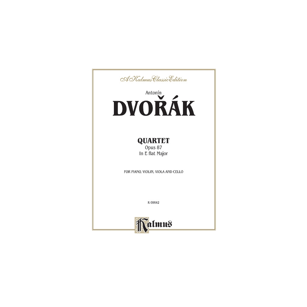 Dvořák, Antonín - Quartet in E-Flat Major, Op. 87