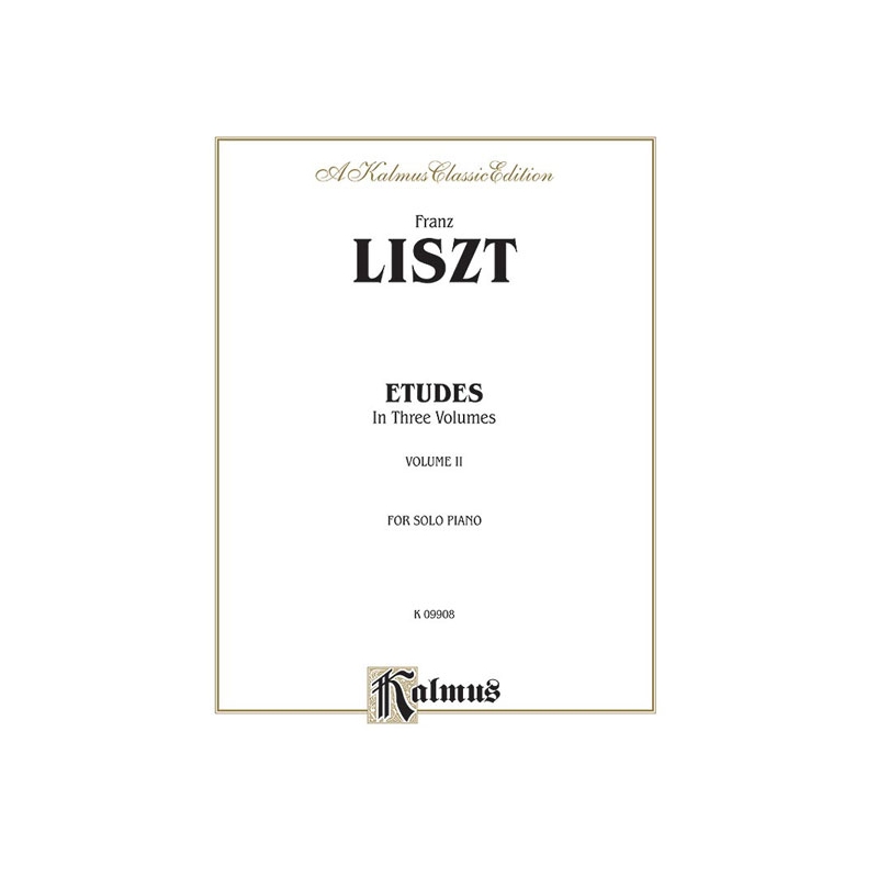 Liszt, Franz - Etudes, Volume II