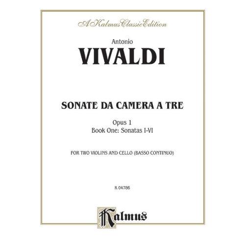 Sonatas da Camera a Tre, Opus 1 (Volume I, Nos. 1-6)