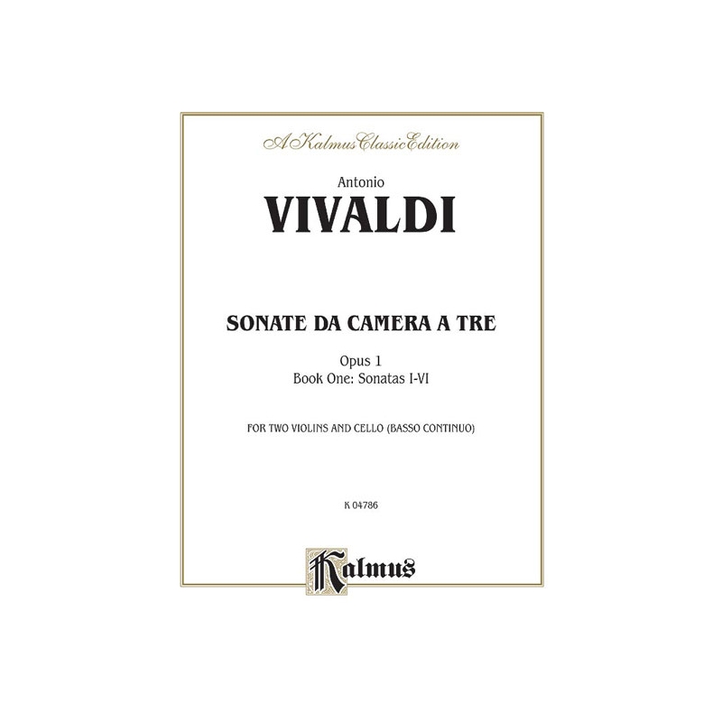 Sonatas da Camera a Tre, Opus 1 (Volume I, Nos. 1-6)