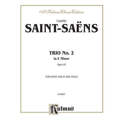 Saint-Saëns, Camille - Trio...