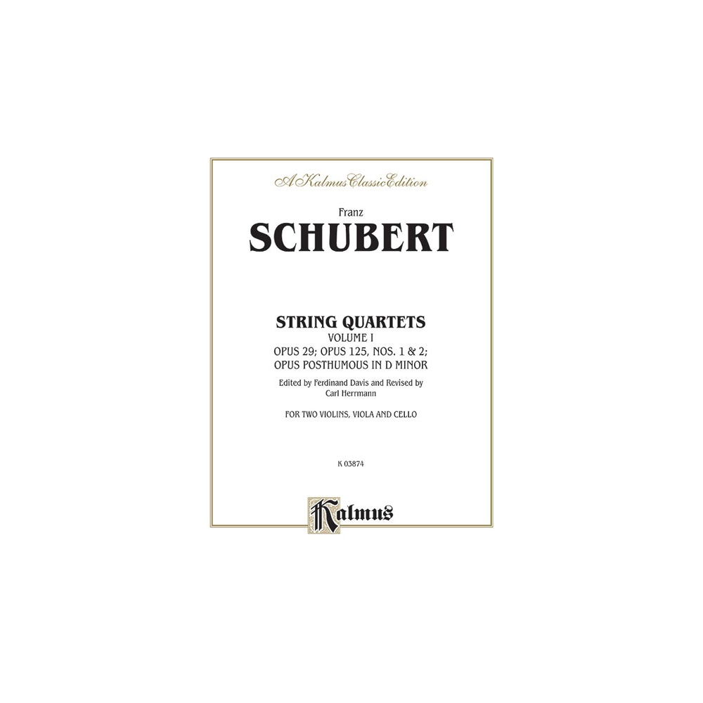 Schubert, Franz - String Quartets, Volume I
