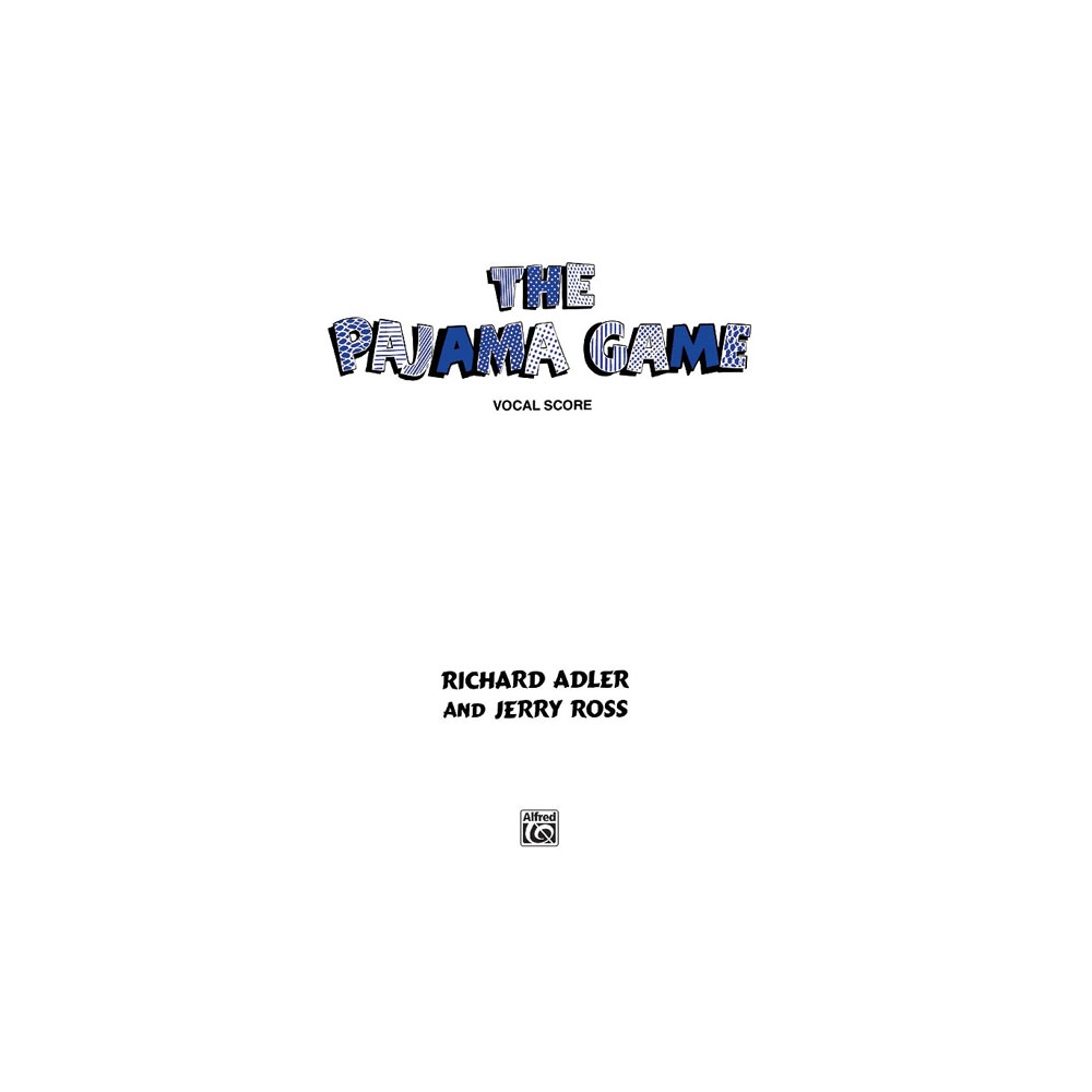 Adler & Ross - The Pajama Game