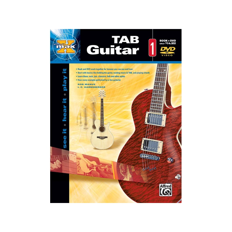 Manus & Harnsberger - Alfred's MAX TAB Guitar 1