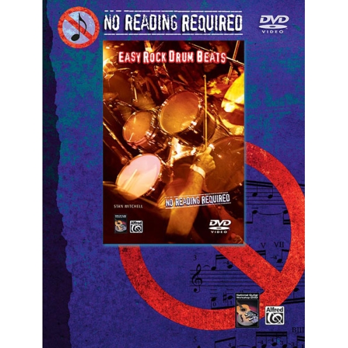 Mitchell, Stan - No Reading Required: Easy Rock Drum Beats