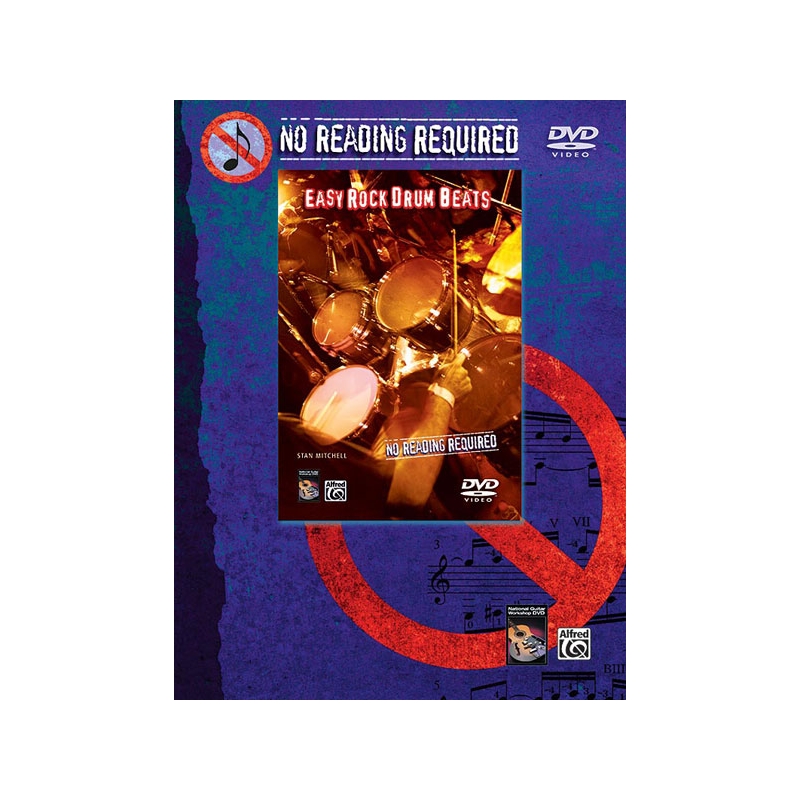 Mitchell, Stan - No Reading Required: Easy Rock Drum Beats