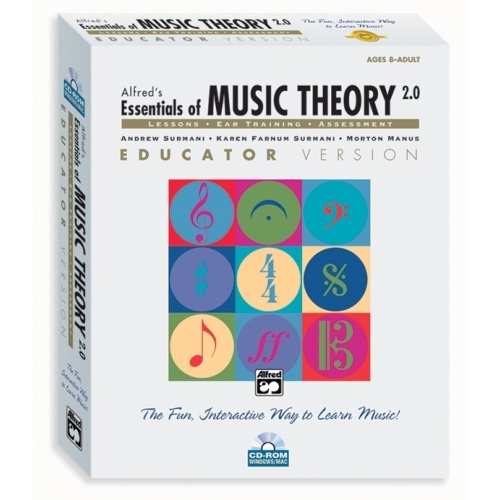 Alfred's Essentials of Music Theory: Software, Version 2.0 CD-ROM Educator Version, Volumes 2 & 3