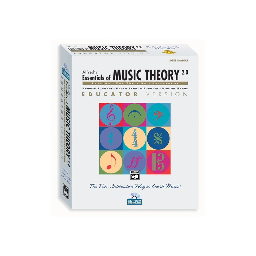 Alfred's Essentials of Music Theory: Software, Version 2.0 CD-ROM Educator Version, Volumes 2 & 3