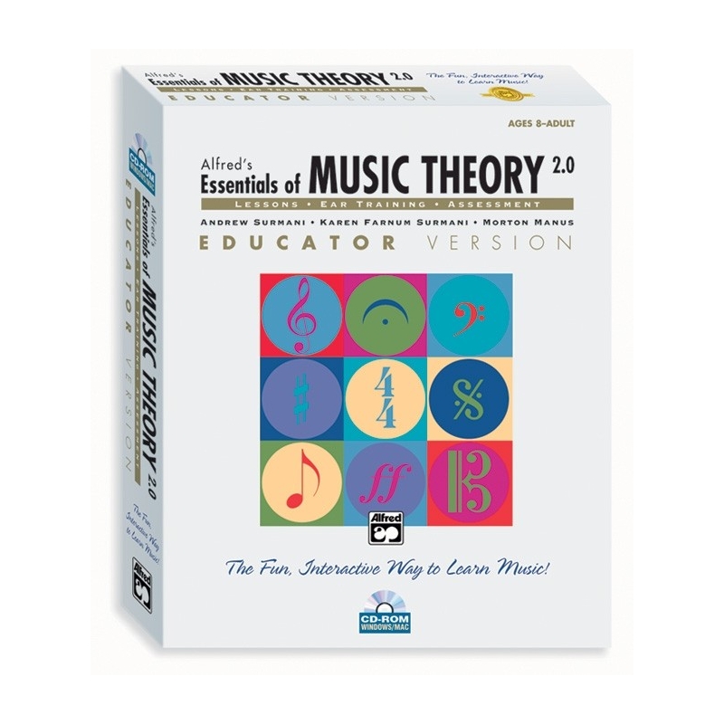 Alfred's Essentials of Music Theory: Software, Version 2.0 CD-ROM Educator Version, Volumes 2 & 3