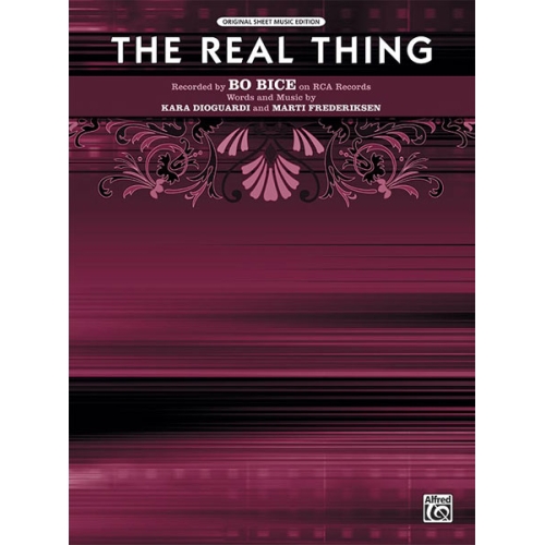 Bice, Bo - The Real Thing - Pvg