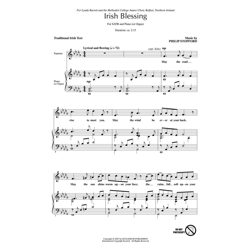 Stopford, Philip W. J. - Irish Blessing