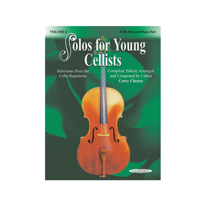 Solos for Young Cellists Cello Part and Piano Acc., Volume 6