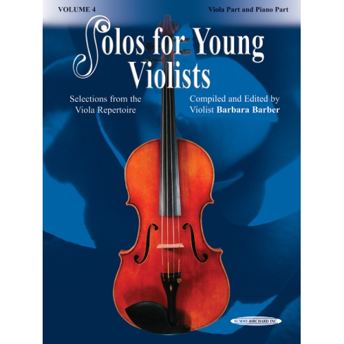 Solos for Young Violists Viola Part and Piano Acc., Volume 4