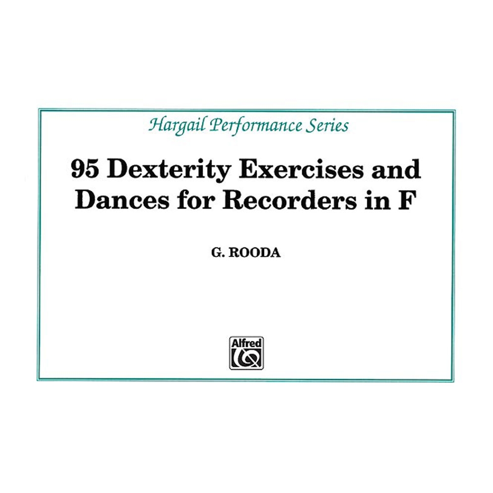 Rooda, G. - Finger Dexterity Exercises for Recorders in F