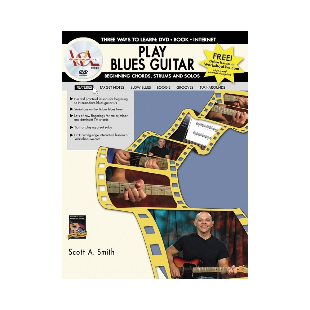 Play Blues Guitar: Beginning Chords, Strums, and Solos