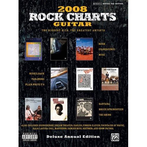 Rock Charts Guitar 2008: Deluxe Annual Edition