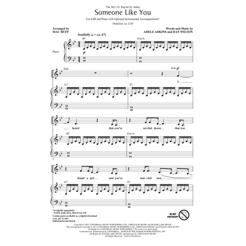 Adkins, Adele - Someone Like You
