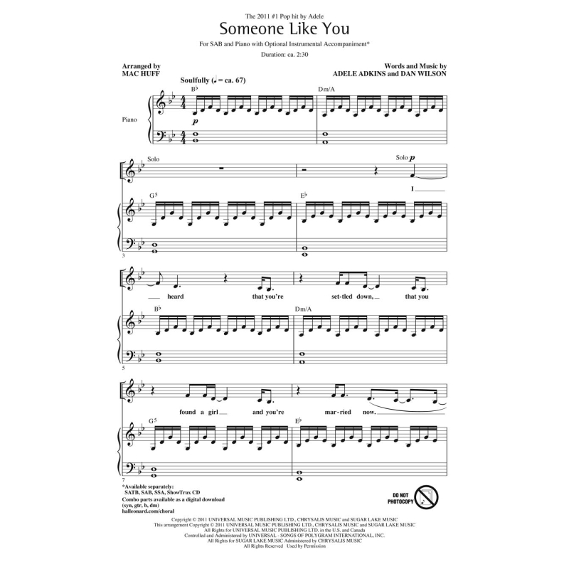 Adkins, Adele - Someone Like You