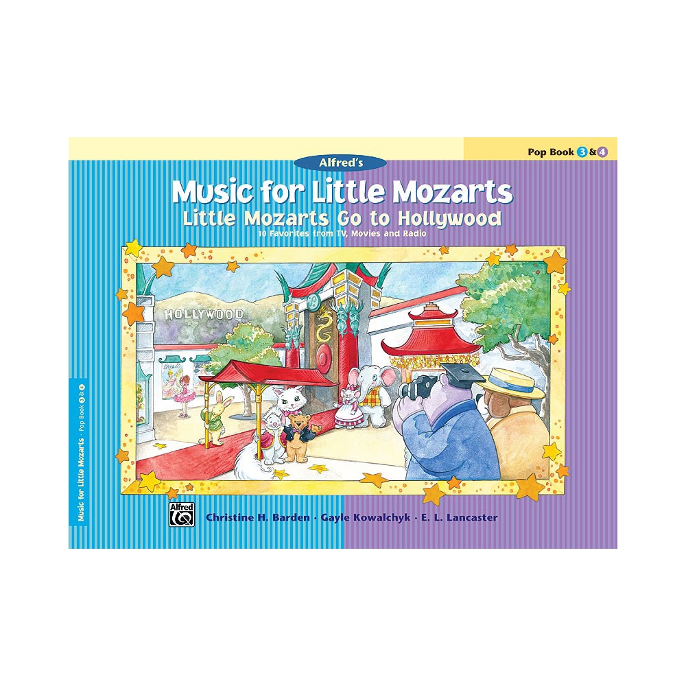 Little Mozarts Go to Hollywood, Pop Bk 3 & 4