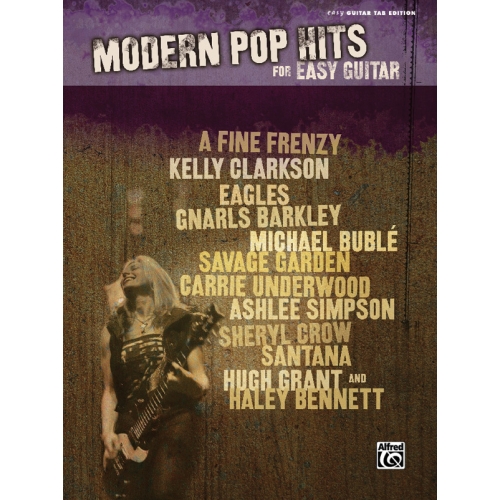 Modern Pop Hits for Easy Guitar