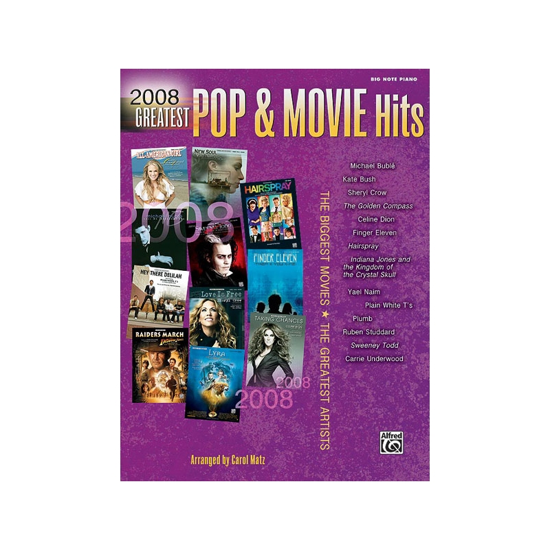 2008 Greatest Pop & Movie Hits