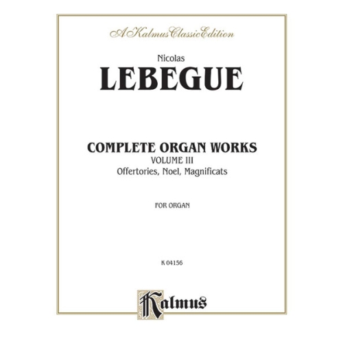 Complete Organ Works, Volume III