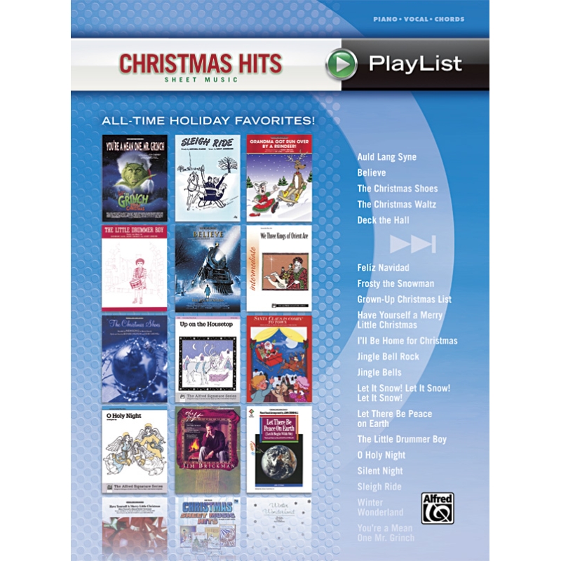 Christmas Hits Sheet Music Playlist