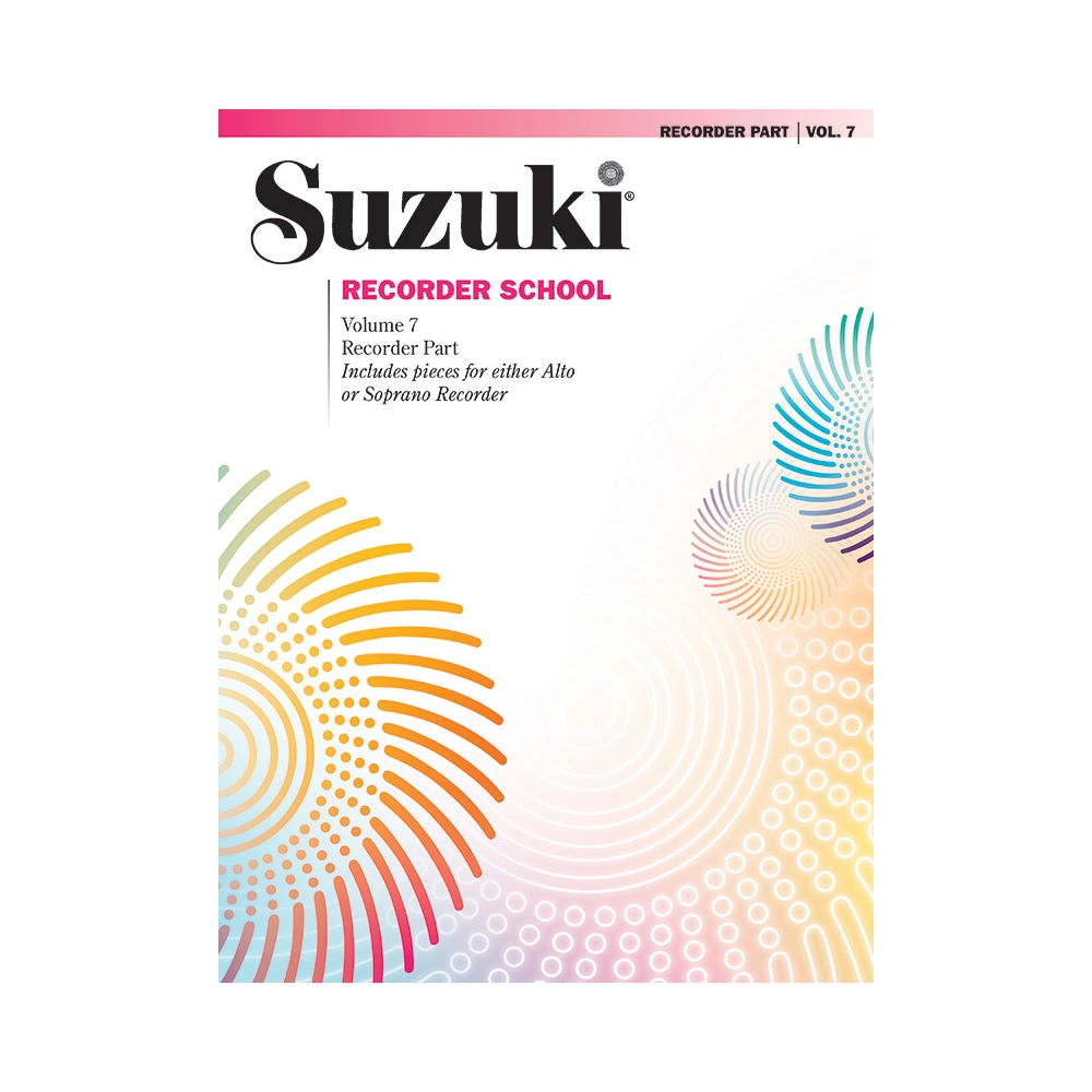 Suzuki Recorder School Recorder Part, Vol. 7