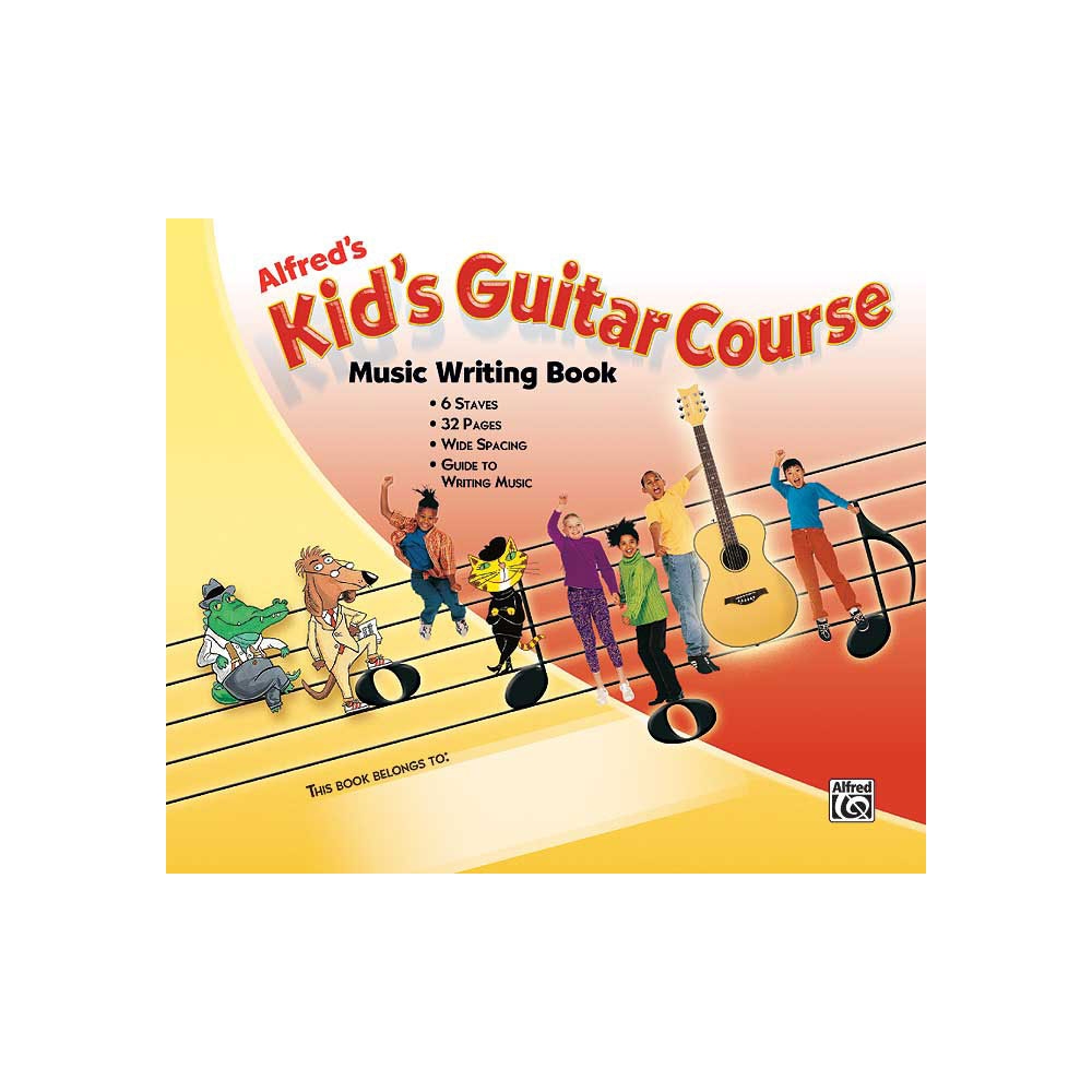 Alfred's Kid's Guitar Course Music Writing Book