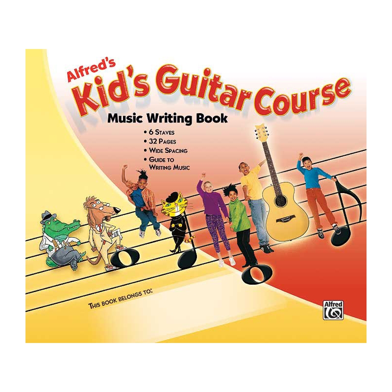 Alfred's Kid's Guitar Course Music Writing Book