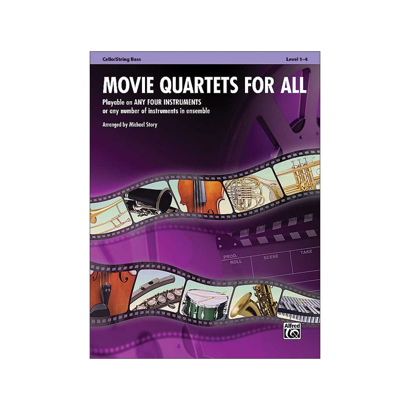 Movie Quartets for All - Cello