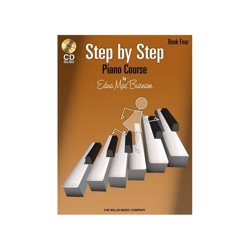Step by Step Piano Course - Book 4 with CD