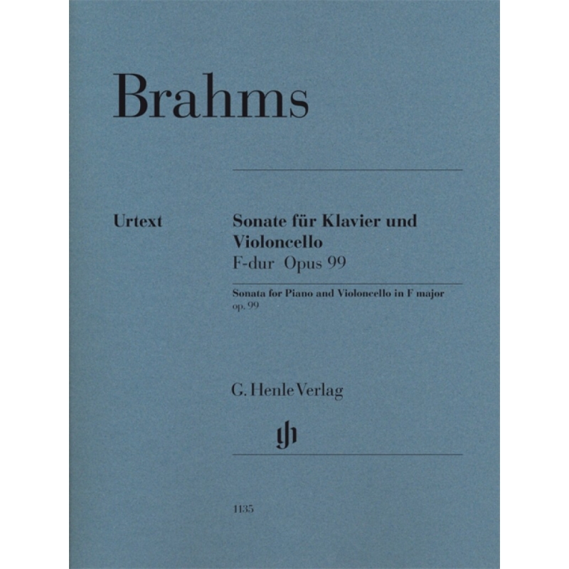 Brahms, Johannes - Sonata for Piano and Violoncello in F major op. 99